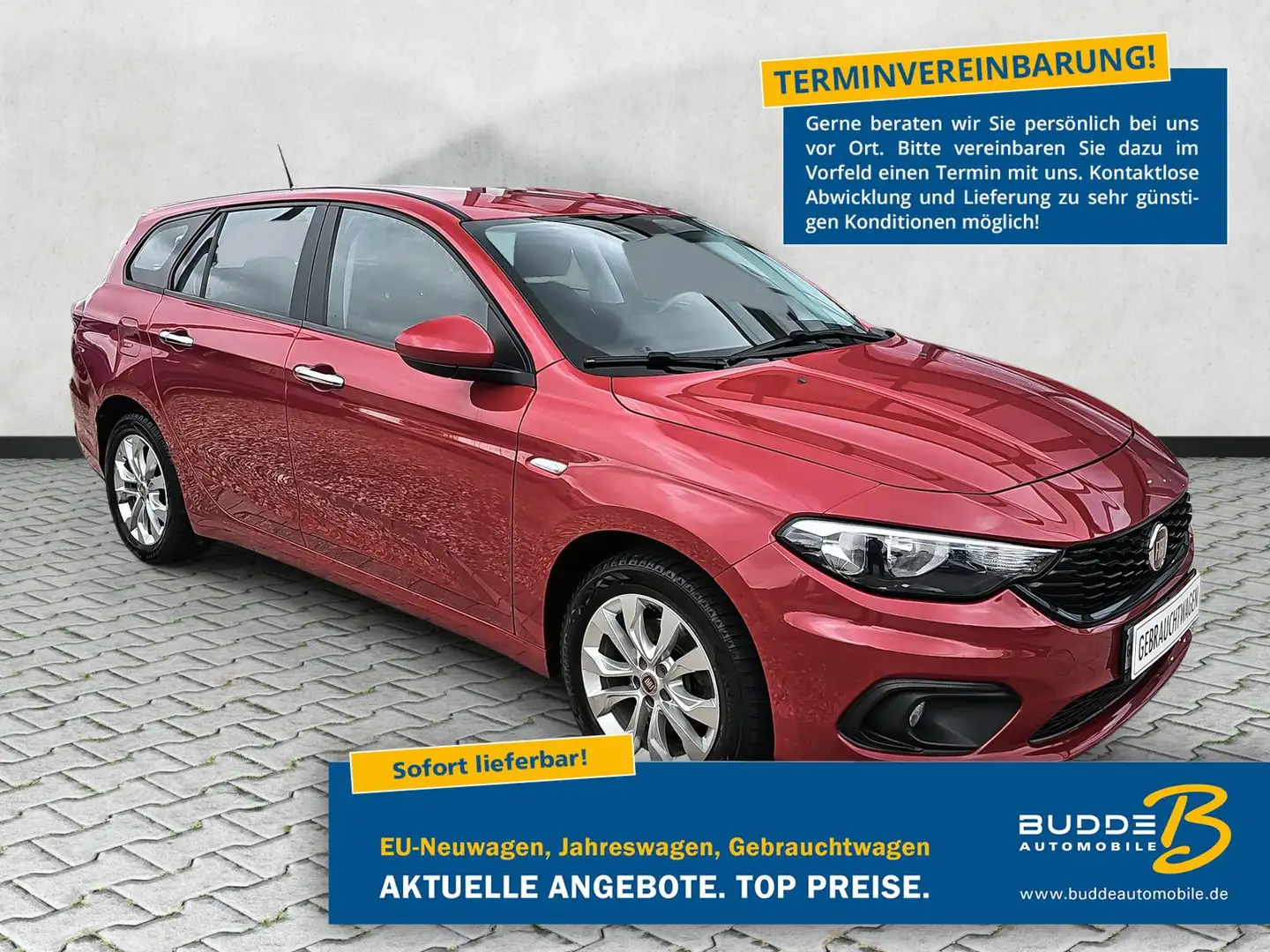 Fiat Tipo SW 1.4 Pop Navi Sitzheizung Tempomat Red - 1