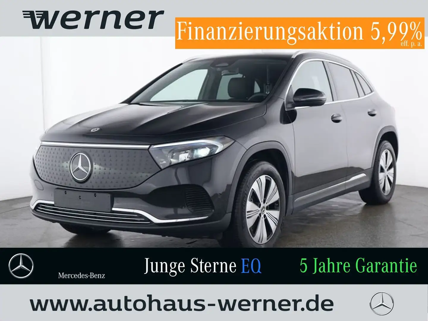 Mercedes-Benz EQA 300 4M PROGR-ADV KAMERA WINTER VZA WDGS TOTW Schwarz - 1
