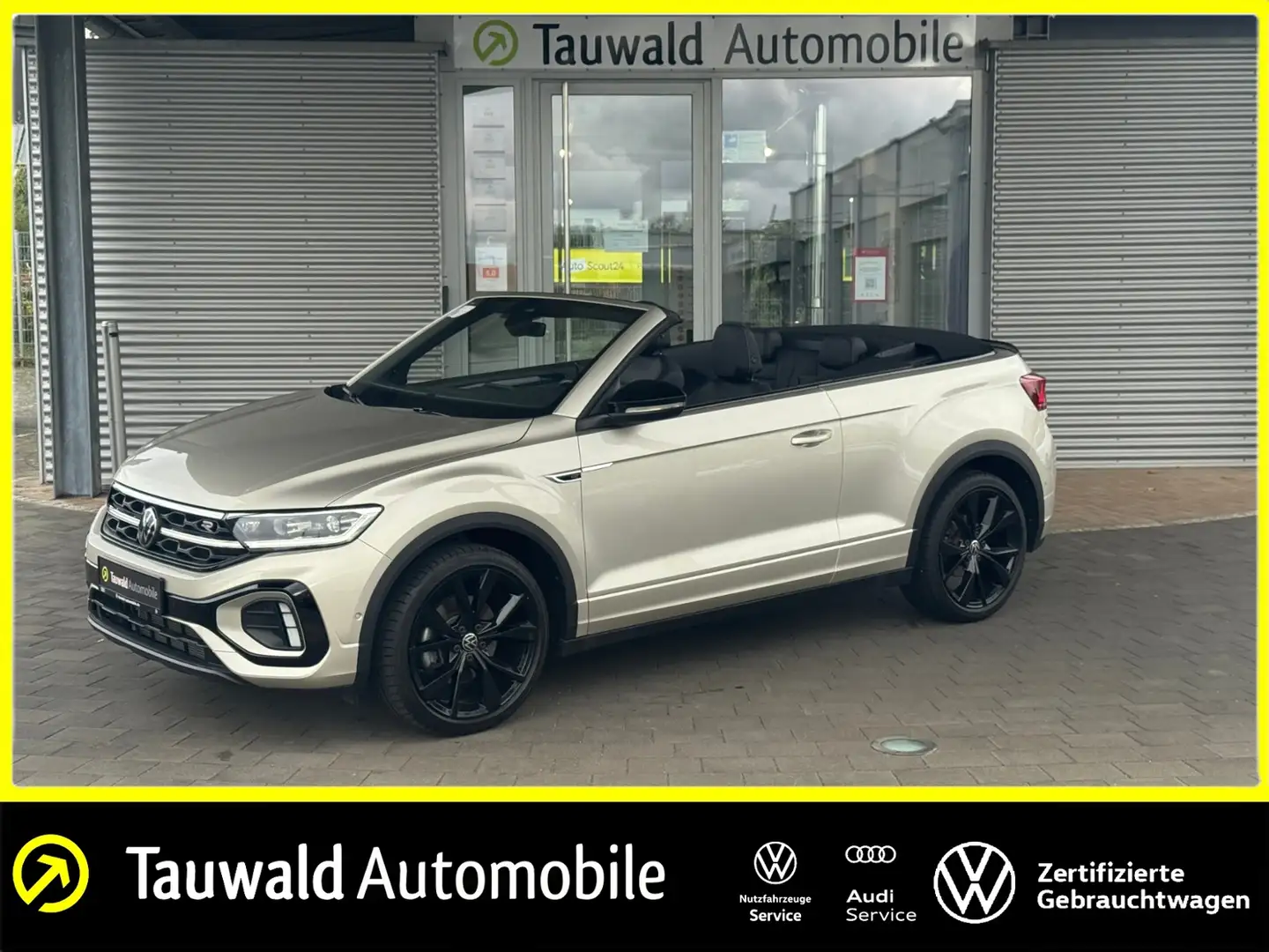 Volkswagen T-Roc Cabriolet 1.5 TSI DSG R-Line Black Style AHK/IQ/R Silber - 1