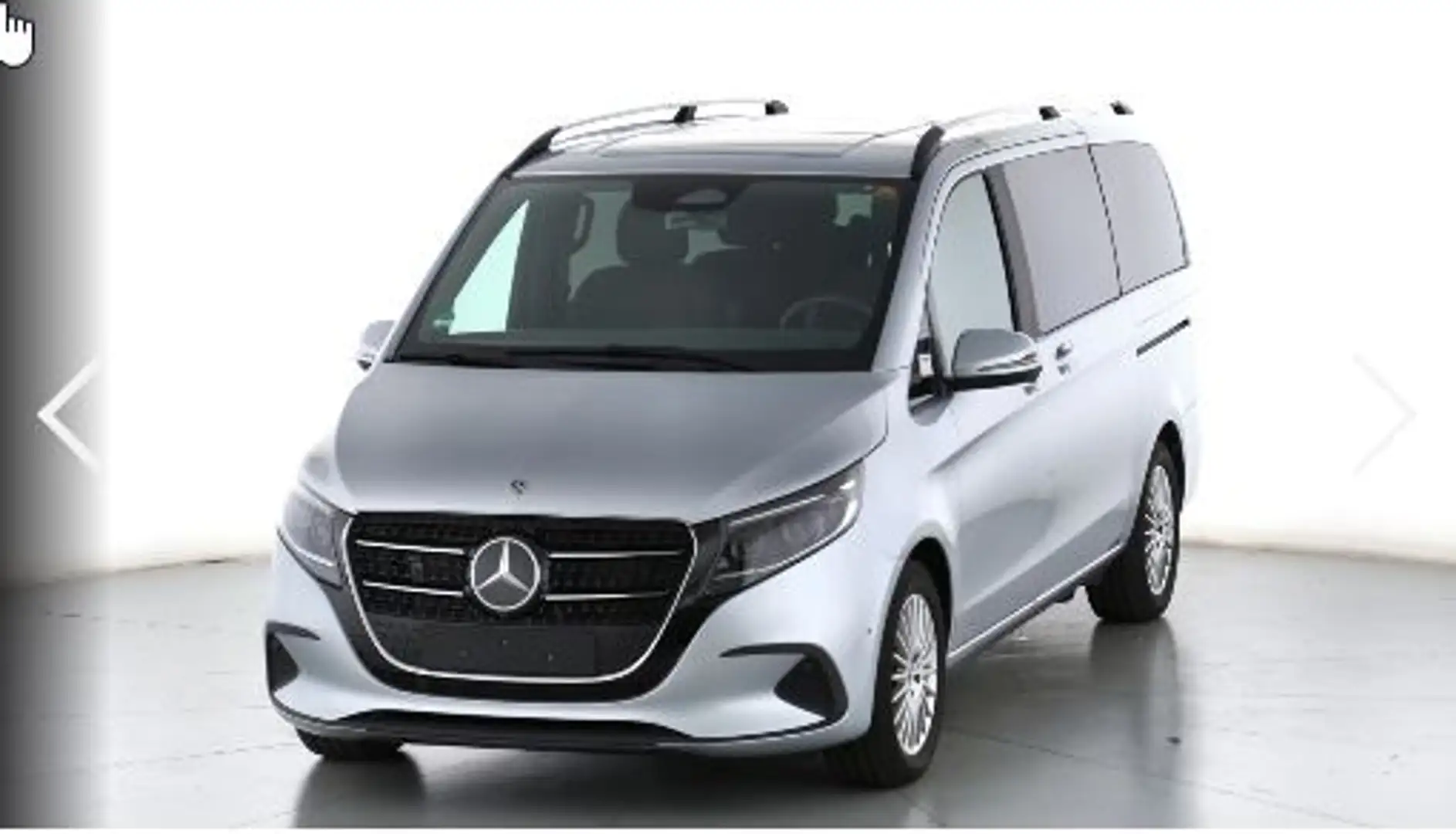 Mercedes-Benz V 250 d STYLE Lang 9GT+LED+DISTR+AHK+NAVI+KAM Silber - 1