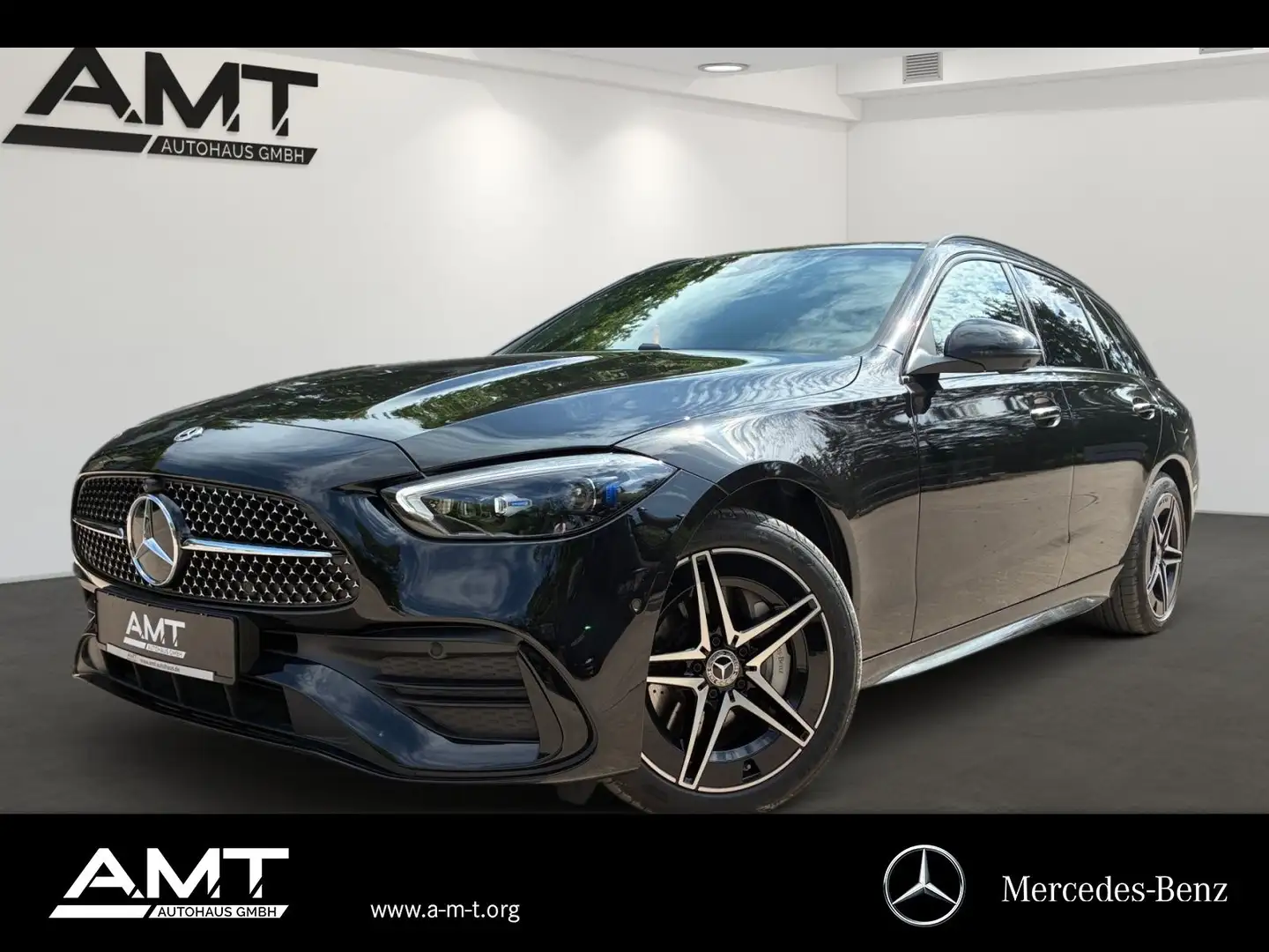 Mercedes-Benz C 300 e T-Modell+EQ-Technologie Navi/AMG/Pano/AHK Schwarz - 1