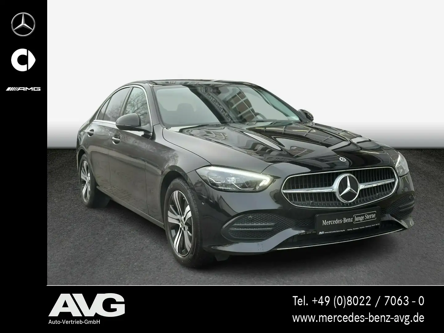 Mercedes-Benz C 180 C 180 Avantgarde-Advanced MBUX LED Winter-P RKam Noir - 2