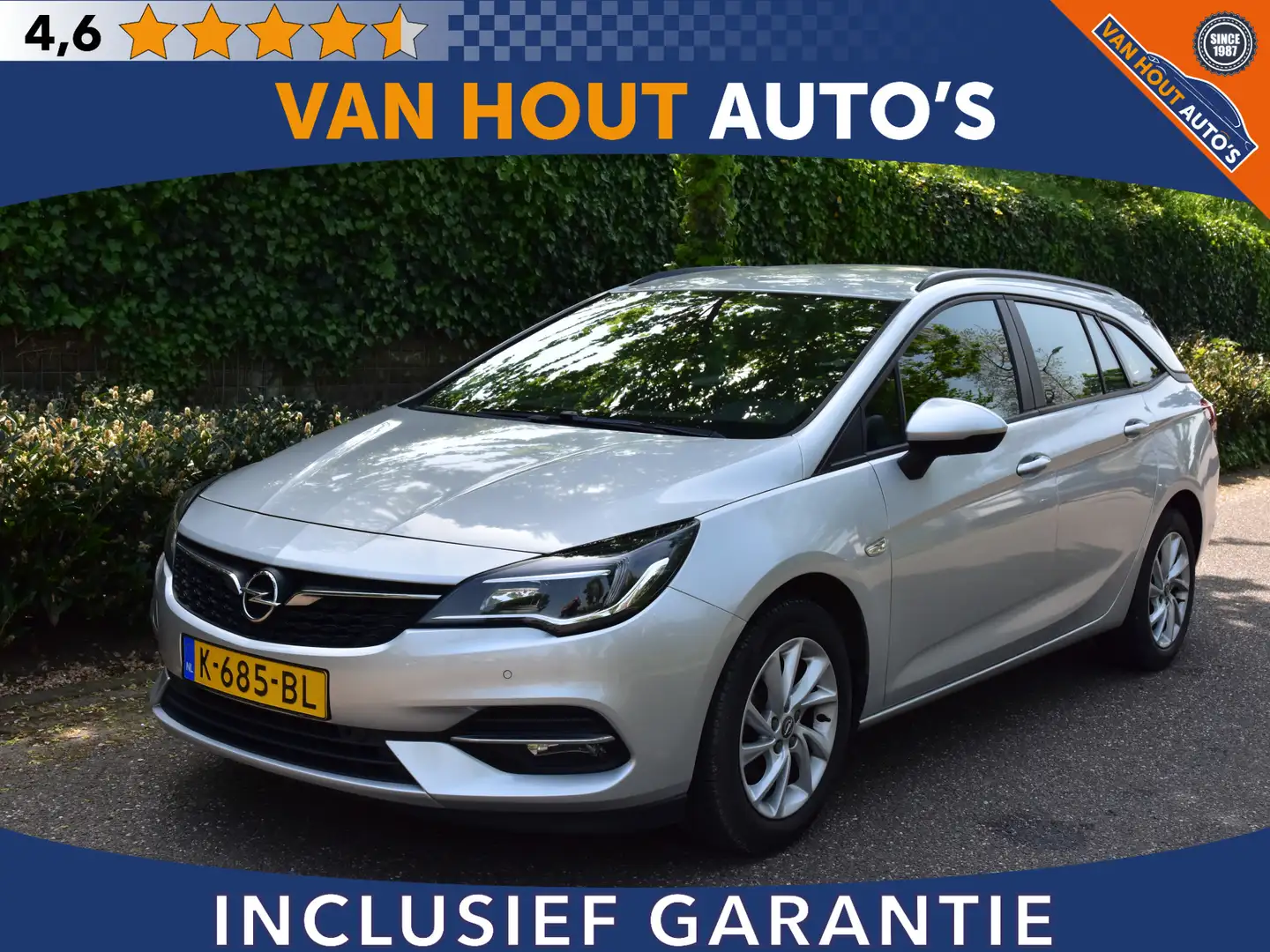 Opel Astra Sports Tourer 1.2 Edition | ECC | LMV | NAVI | CAM Grijs - 1