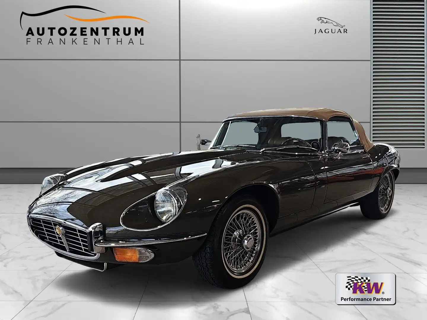 Jaguar E-Type Roadster V12 Serie 3 *Sammlerzustand* Marrón - 1