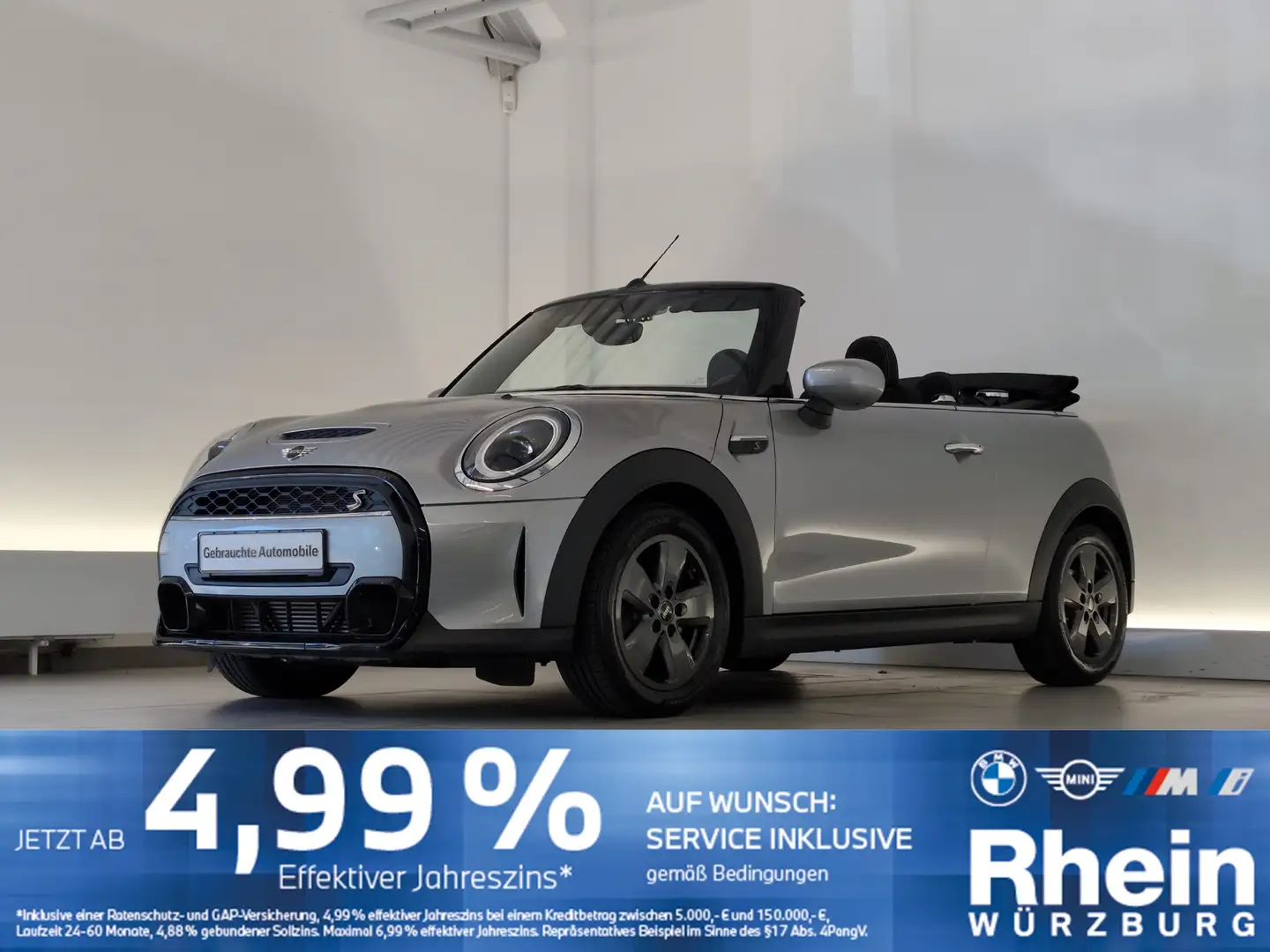 MINI Cooper S Cabrio LED/DAB/PDC/SHZ LED/DAB/PDC/SHZ Argent - 1