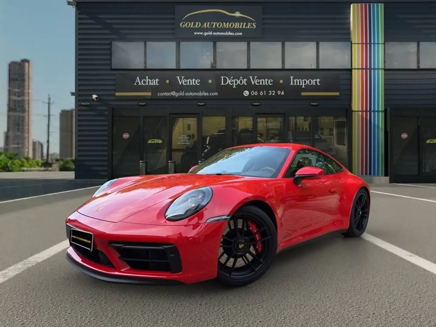 Porsche 911 VI (992) 3.0 480ch GTS Rouge - 1