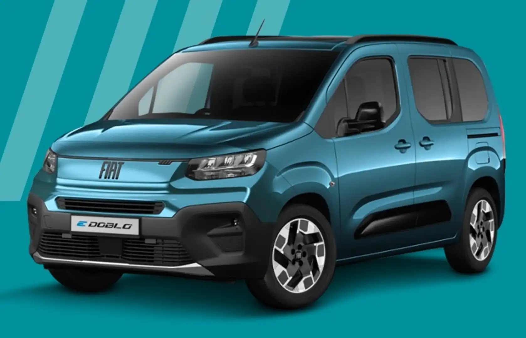 Fiat Doblo 50kWh  +Launch Pack Blu/Azzurro - 1