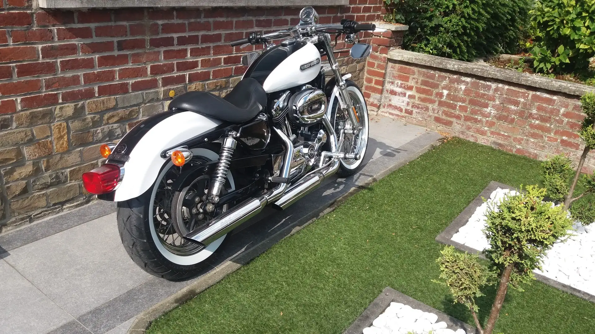 Harley-Davidson Sportster 1200 custom 1200XL Blanc - 1