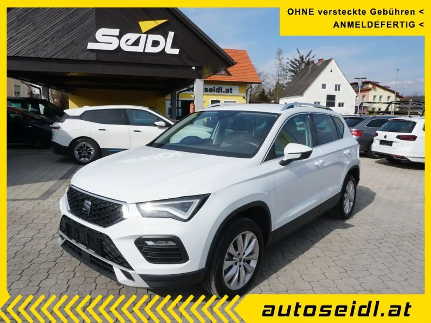SEAT Ateca 2,0 Style TDI *2022er+LED+NAVI* Weiß - 1
