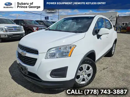 White 2014 Chevrolet Trax LS FWD SUV / Crossover 6-Speed Manual