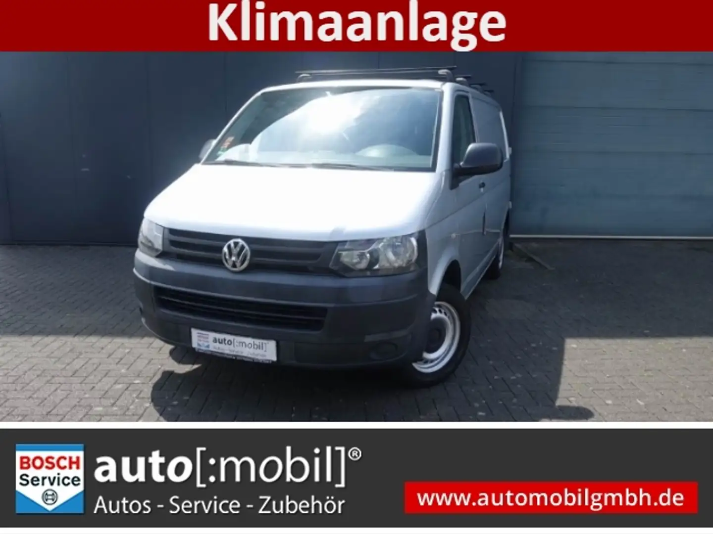 Volkswagen T5 2.0 TDI KURZER RADSTAND+KASTEN+KLIMA+PDC Argent - 1