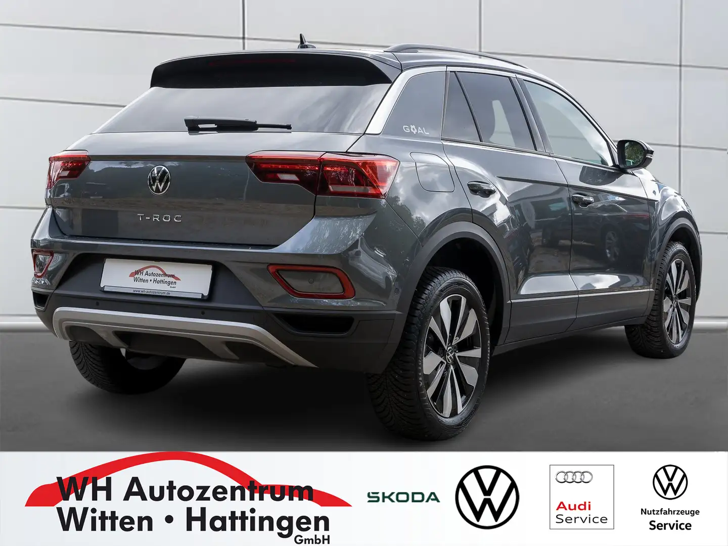Volkswagen T-Roc 2.0 TDI DSG Goal AHK Navi ACC Kamera Grau - 2