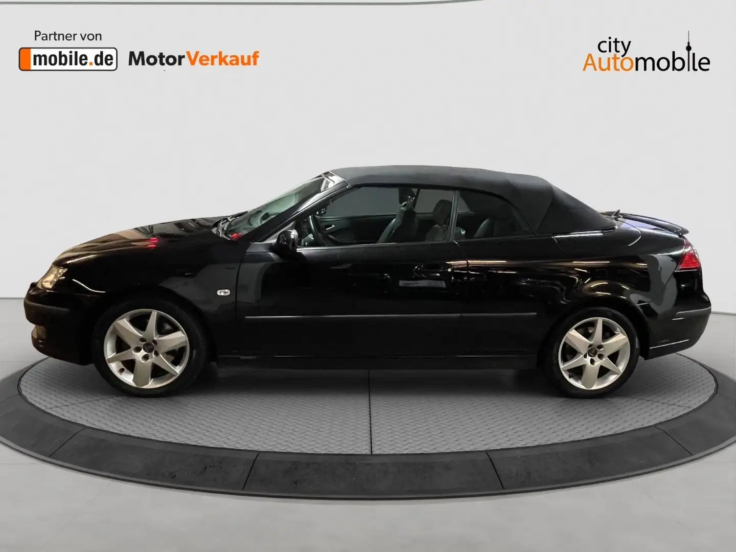 Saab 9-3 Cabriolet 1.9 TiD Vector Schwarz - 2