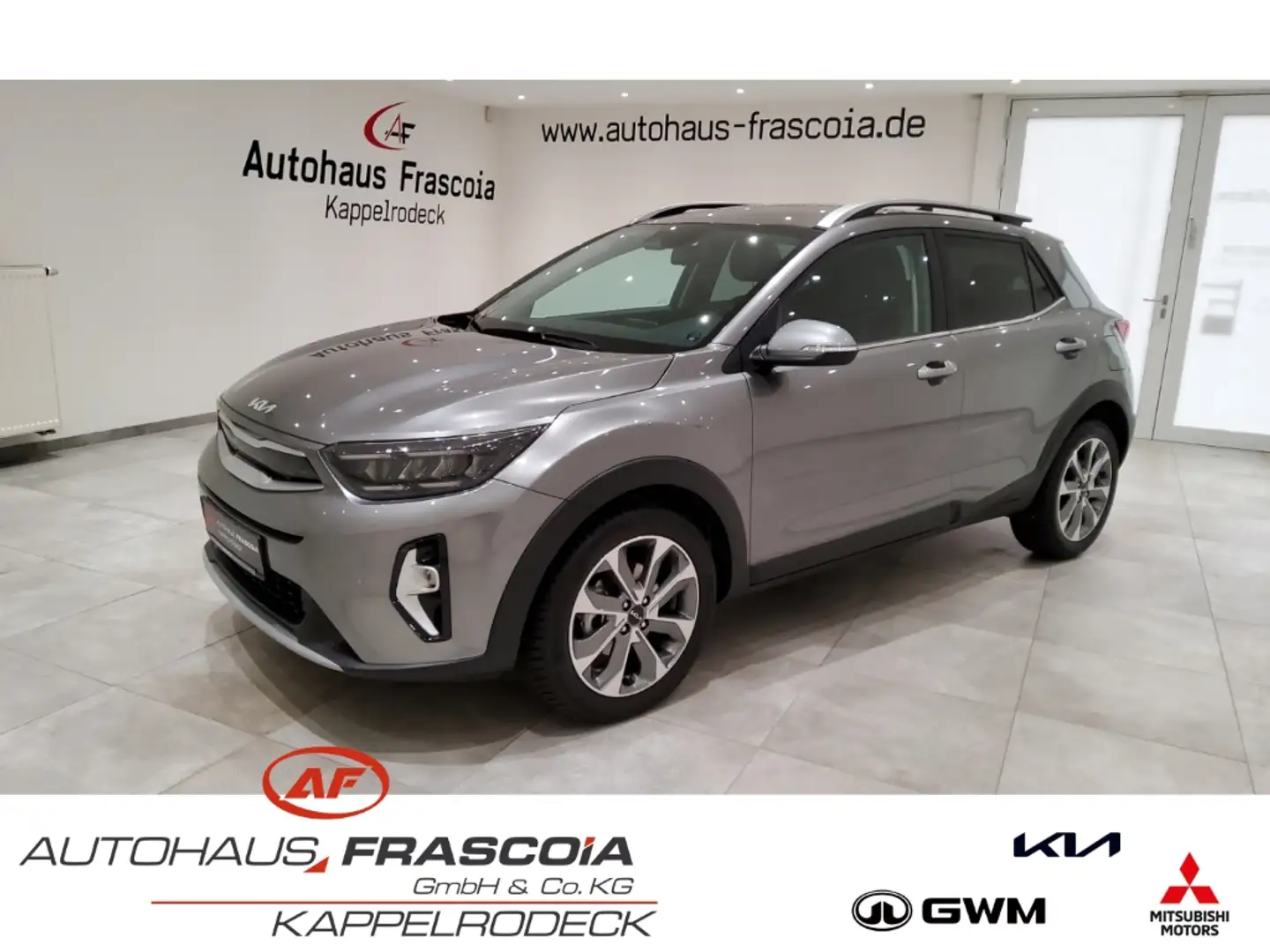 Kia Stonic Spirit 1.0 T-GDI Navi Rückfahrkam. PDC SHZ Apple C Grau - 1