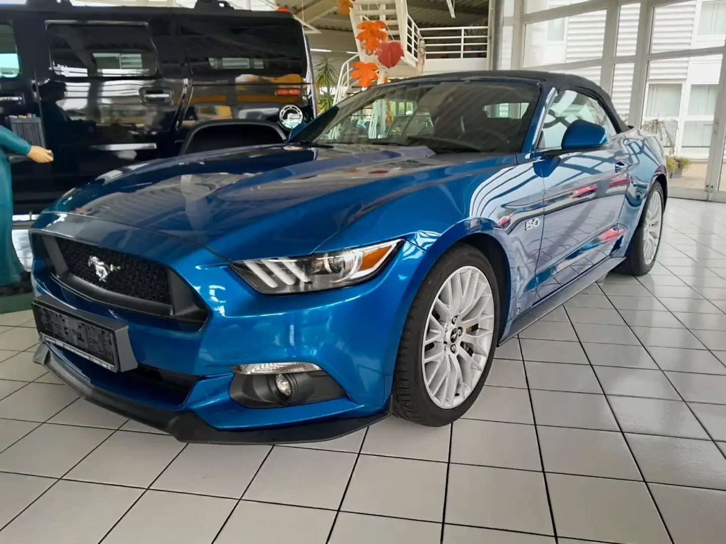 Ford Mustang Mustang Convertible 5.0 V8 Ti-VCT - 421 - BVA  CONVERTIBLE 2015 CABRIOLET GT PHASE 1 Bleu - 1