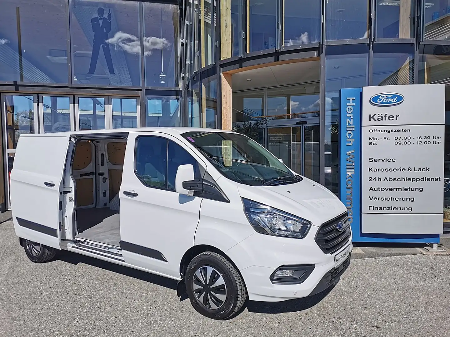 Ford Transit Custom KW/EK 300 L2H1 Trend 130Ps *NEUER MOTOR* Netto ... Weiß - 2