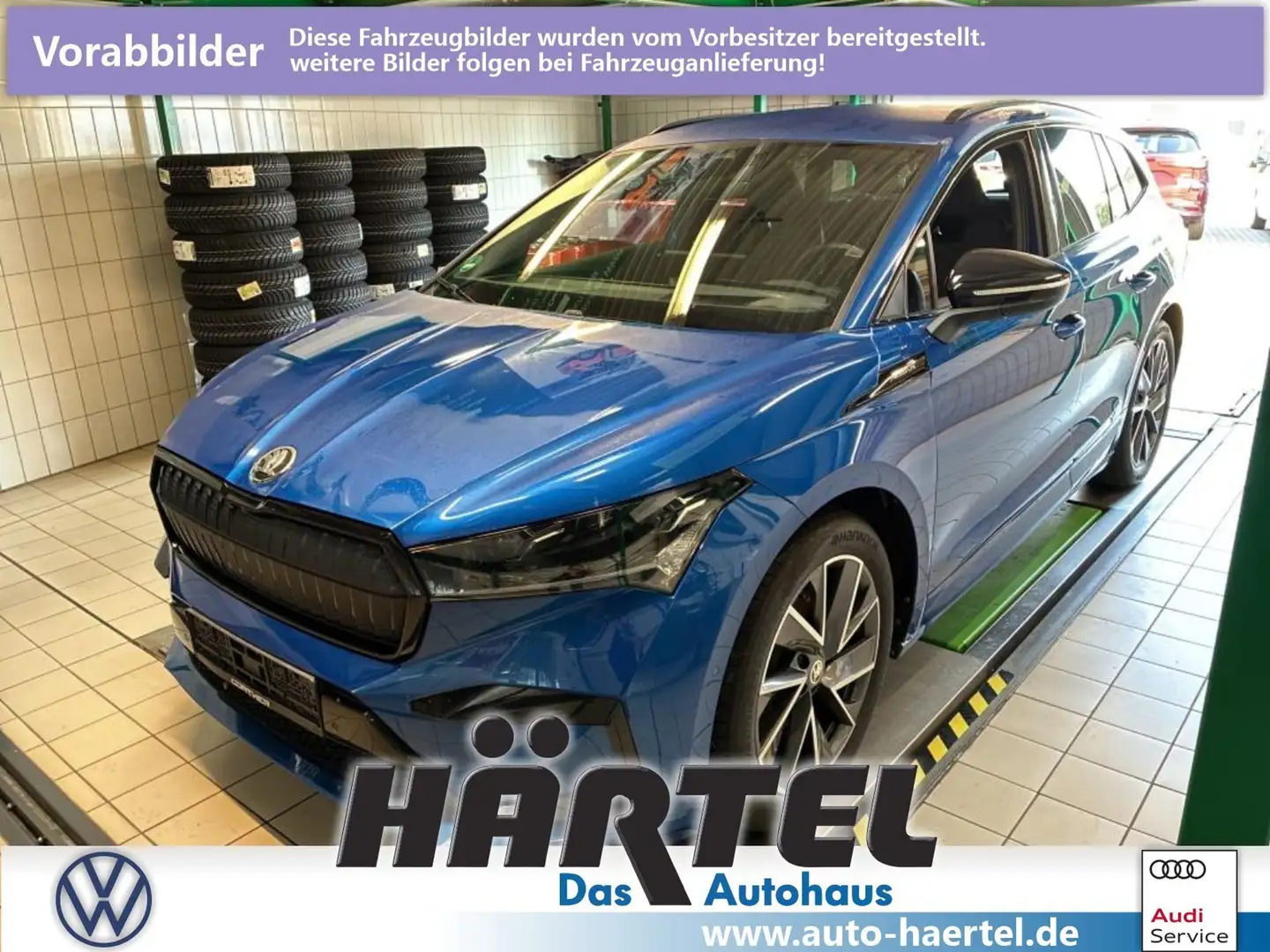 Skoda Enyaq IV 60 SPORTLINE 58 KWH AUTOMATIK Bluetooth Blau - 1