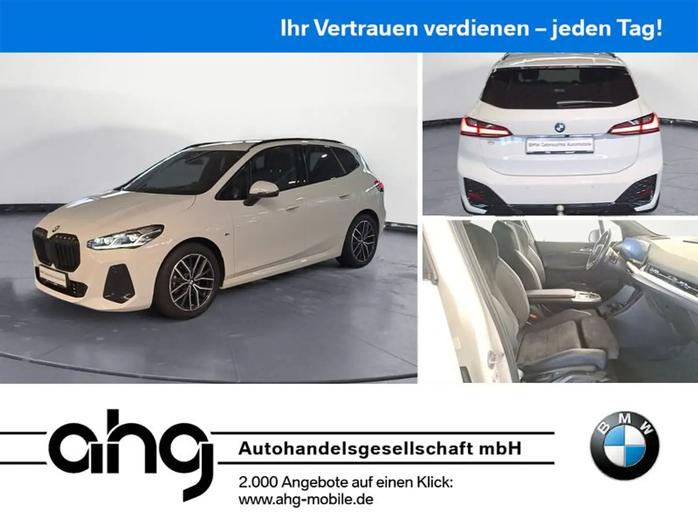 BMW 220 M Sport AHK NAVI Head Up Weiß - 1