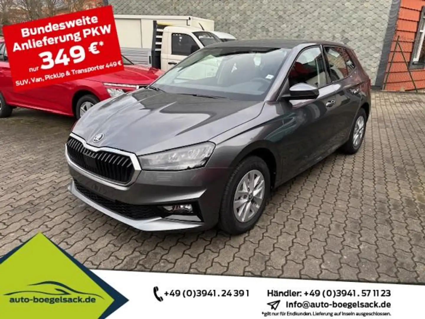 Skoda Fabia 1.0 MPI 130 JAHRE+KAMERA+ALU+PDC+KLIMA+DAB Grau - 1