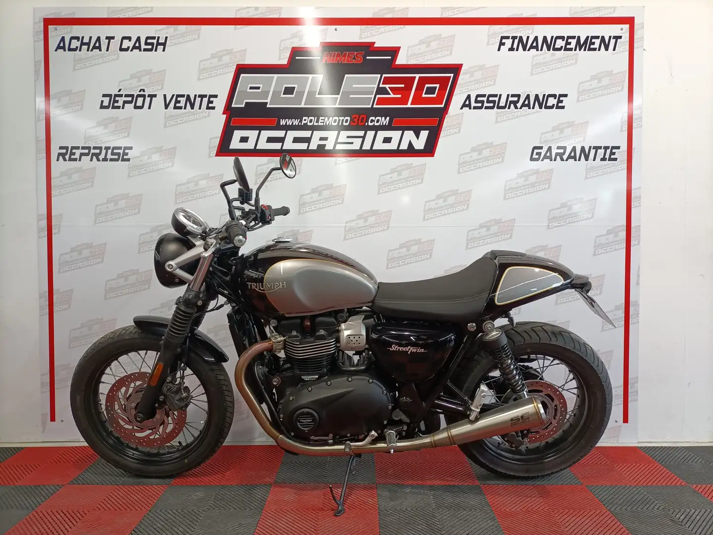Triumph Street Twin Negru - 2