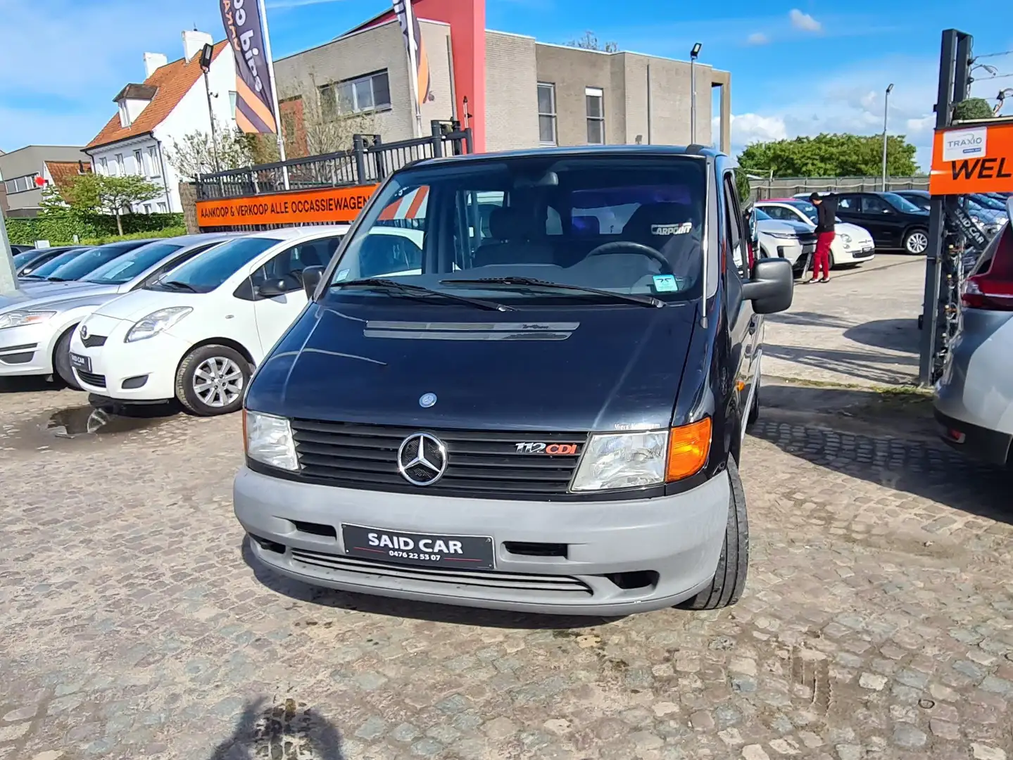 Mercedes-Benz Vito 112cdi    double  cabine  5p l   Ac   12m  garanti Blauw - 2