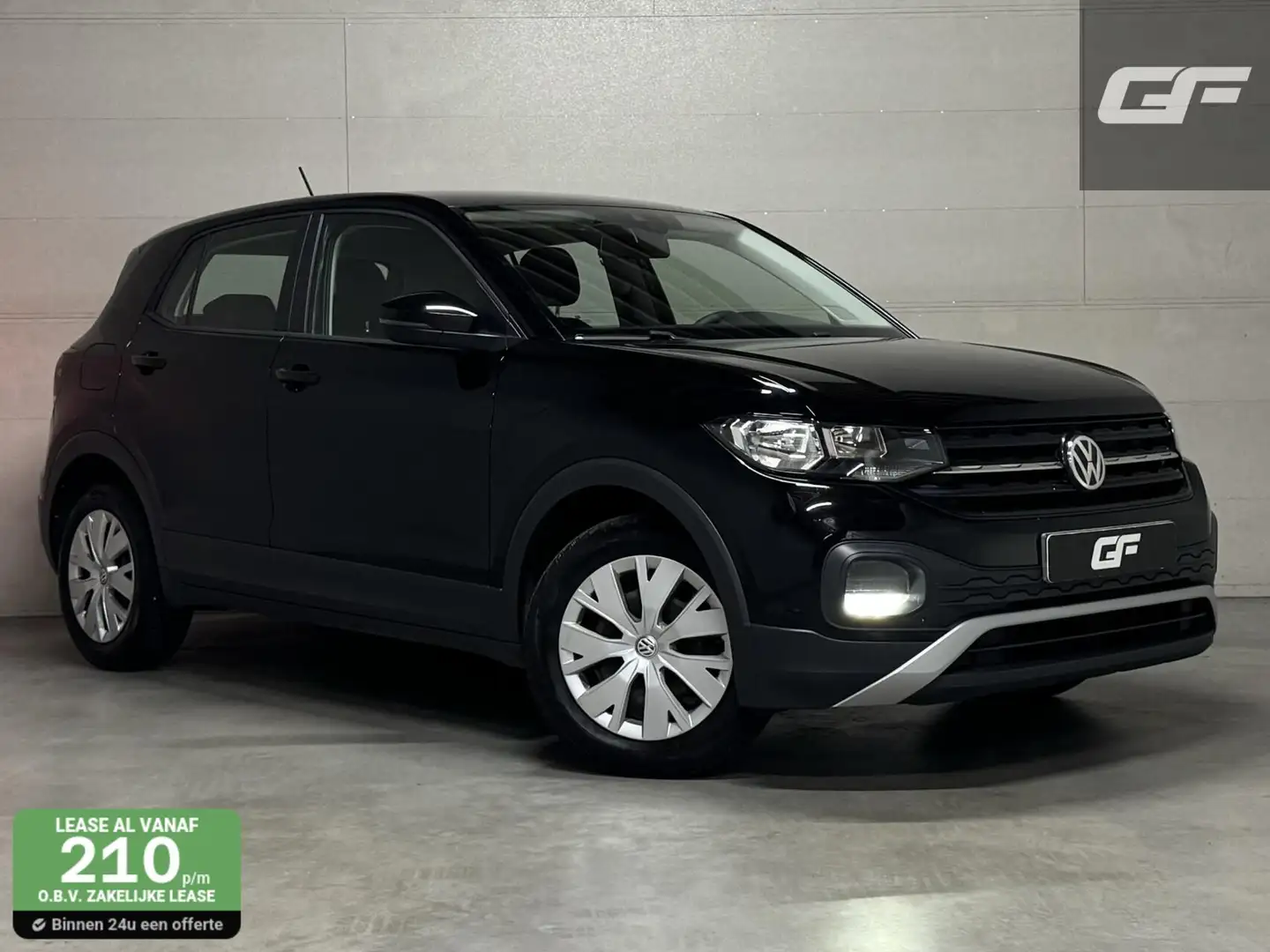 Volkswagen T-Cross 1.0 TSI Life Airco Cruise Lane assist NAP Zwart - 1