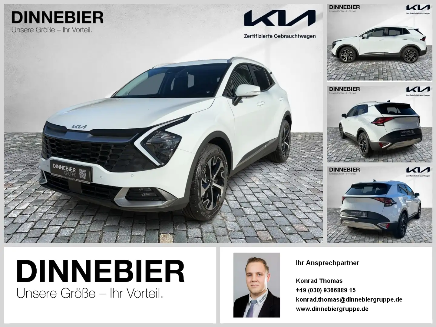 Kia Sportage Ultimate Edition 1.6T LED+Kamera+SHZ Bianco - 1