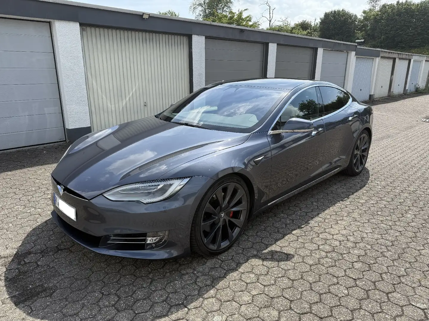 Tesla Model S Performance Ludicrous Raven Free SuC FSD CCS Grau - 1