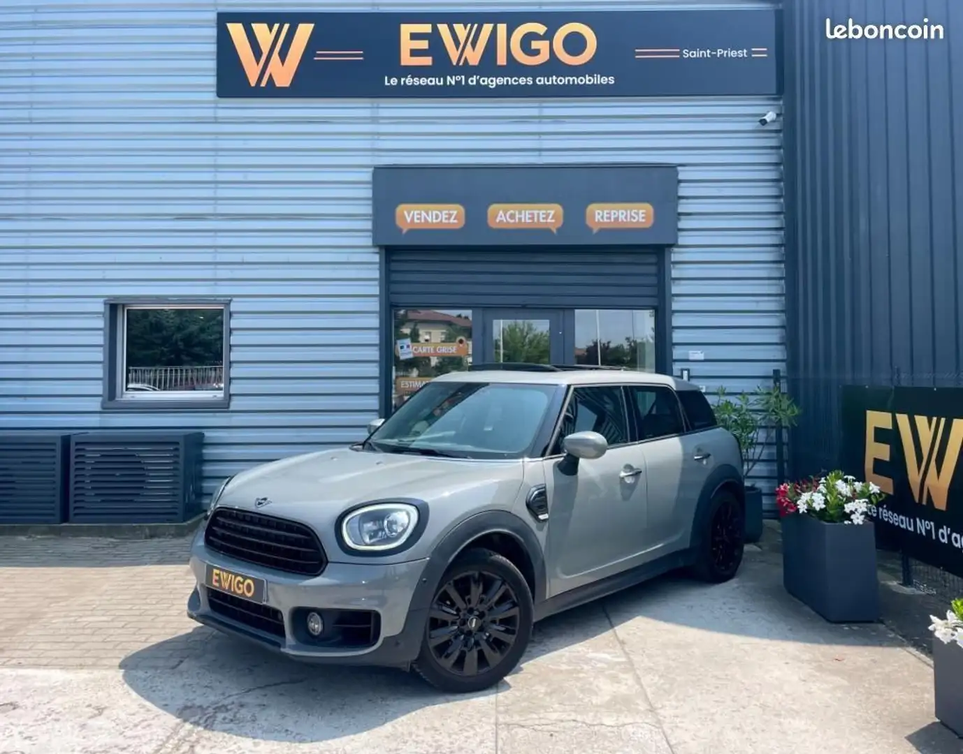 MINI Cooper Countryman 1.5 102ch ONE LONGSTONE TOIT OUVRANT Gris - 1