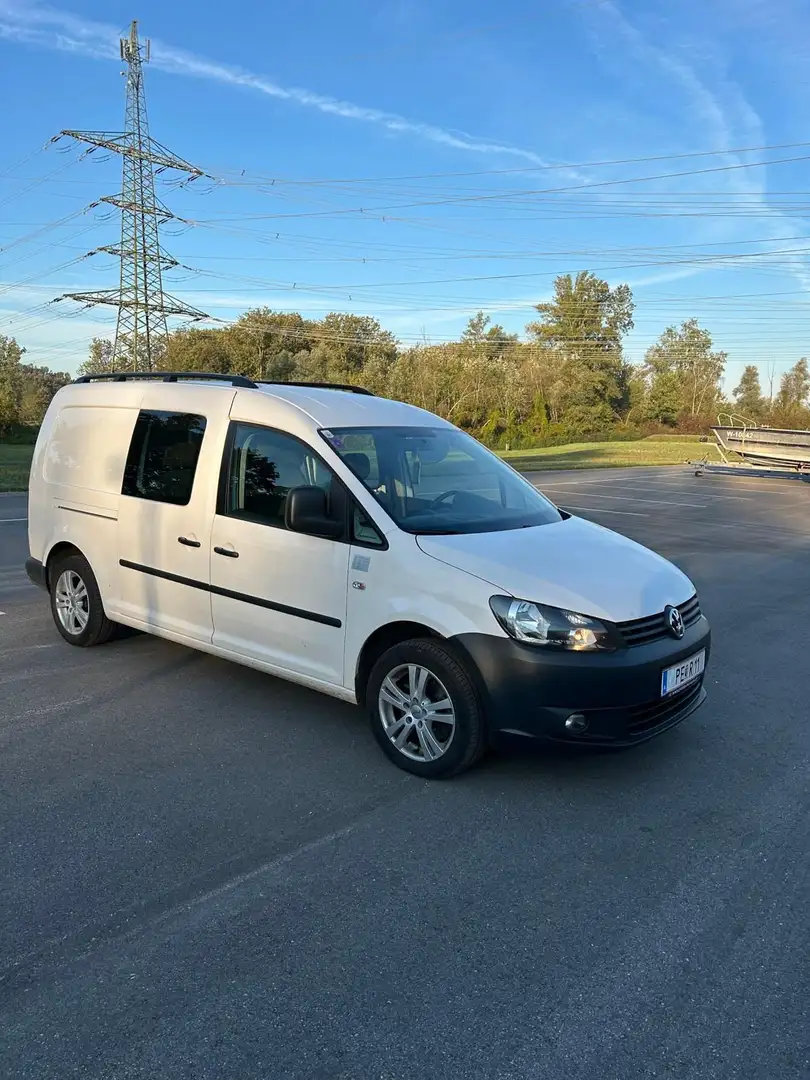 Volkswagen Caddy Kombi Maxi Trendline 1,6 TDI DPF Weiß - 1