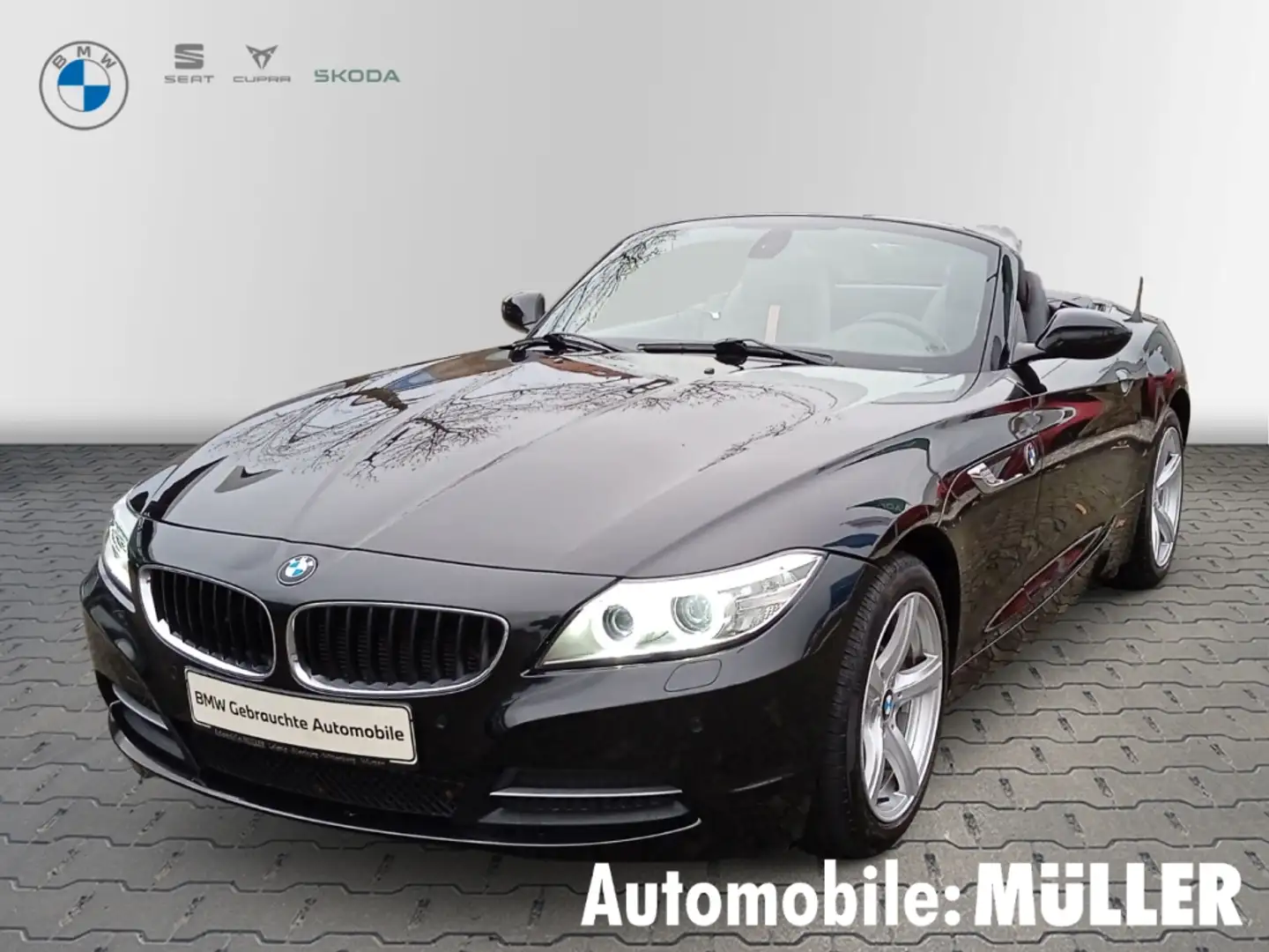 BMW Z4 sDrive 18i Roadster 6Gang XENON+EL.VERDECK+HIFI+EL Чёрный - 1
