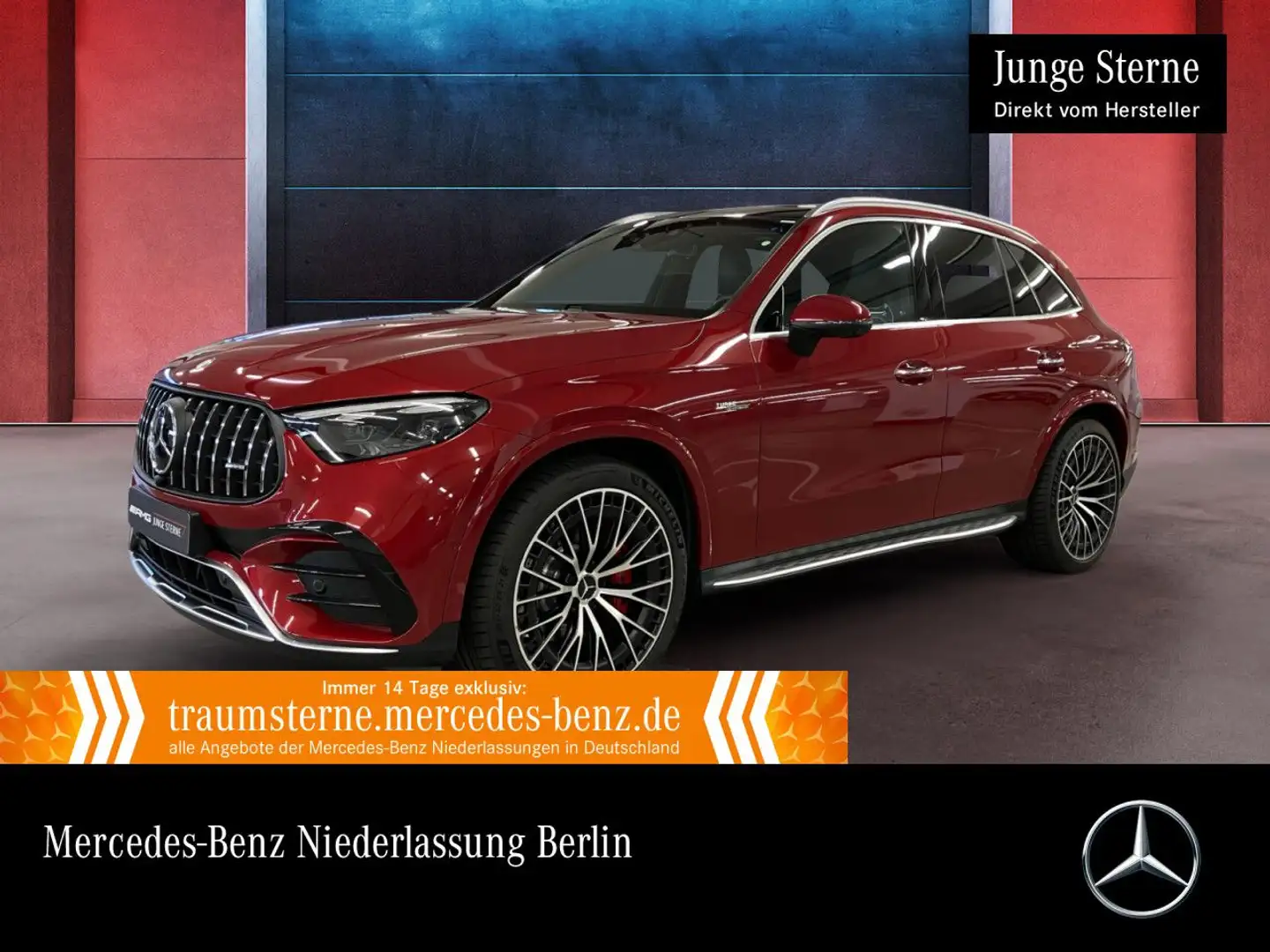Mercedes-Benz GLC 63 AMG GLC 63 S E DRIVERS+PANO+360+AHK+BURMESTER+KEYLESS Rot - 1