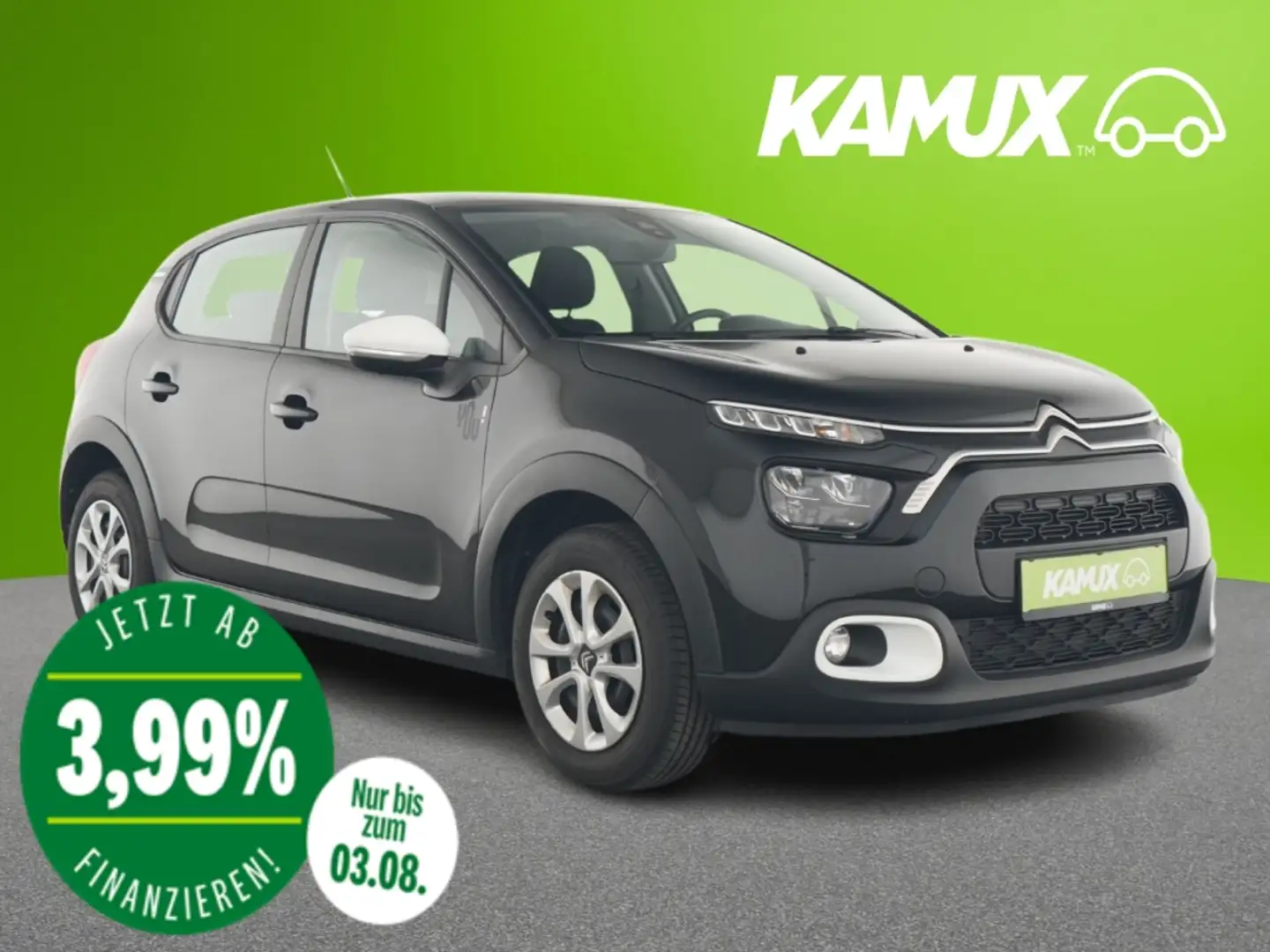Citroen C3 1.2PureTech YOU!+LED+NAVI+KLIMA+SHZ+CarPlay/Androi Black - 1