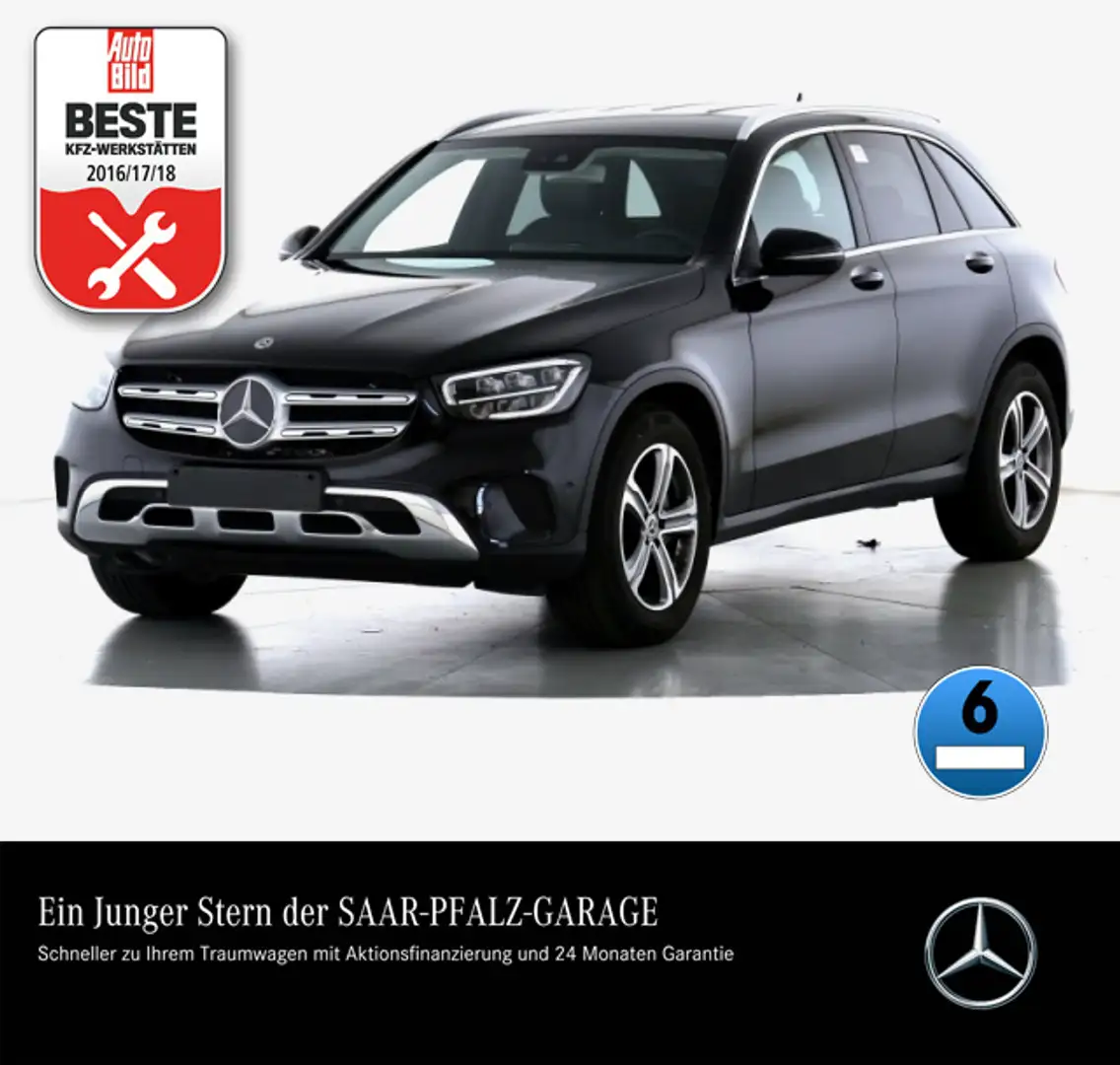 Mercedes-Benz GLC 220 GLC 220 d 4M STANDHZG*R-KAM*KEYLESS*LED*TOTW*PTS Zwart - 1