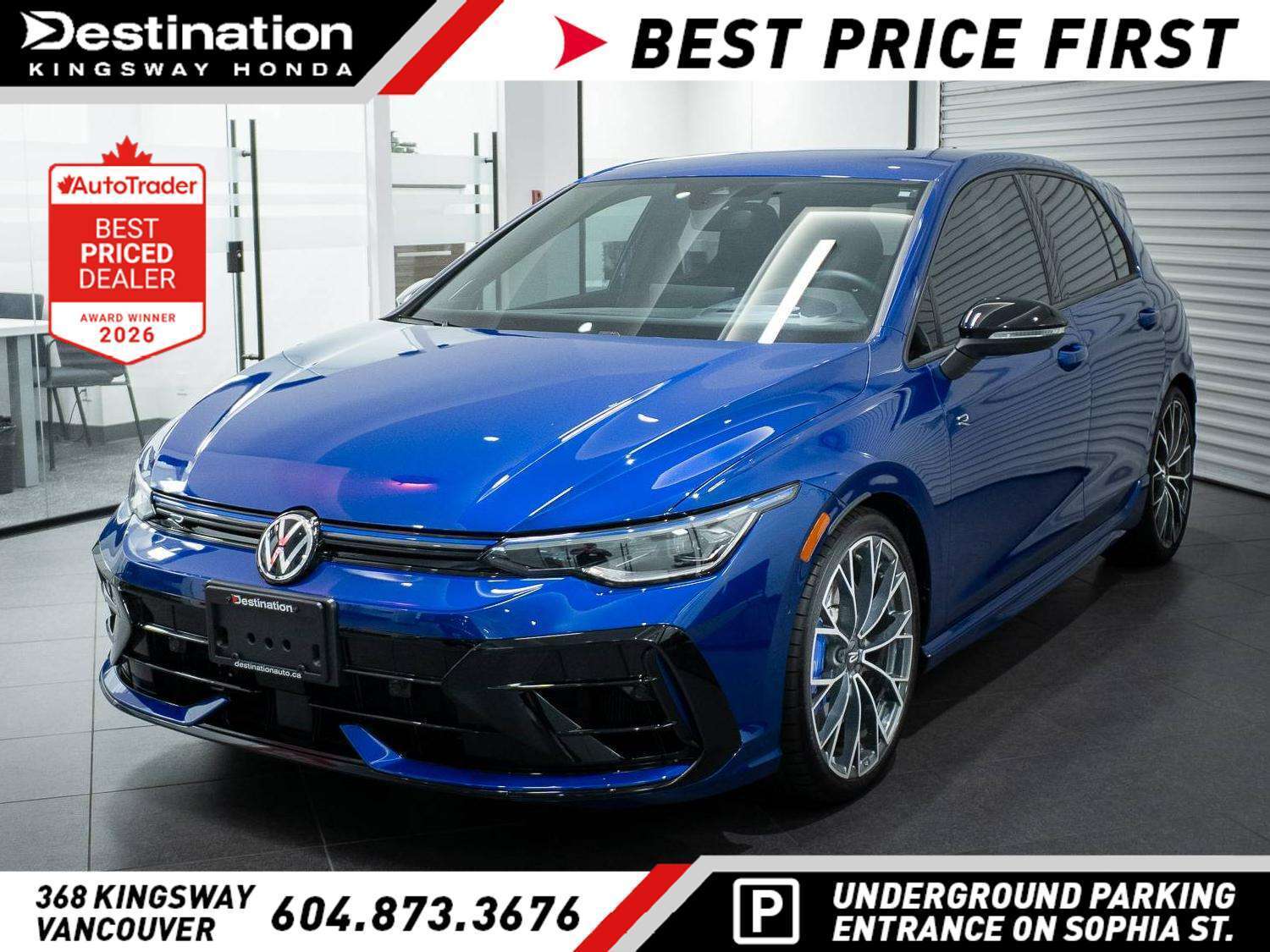 Lapiz Blue Metallic 2025 Volkswagen Golf R Hatchback All-Wheel Drive Automatic