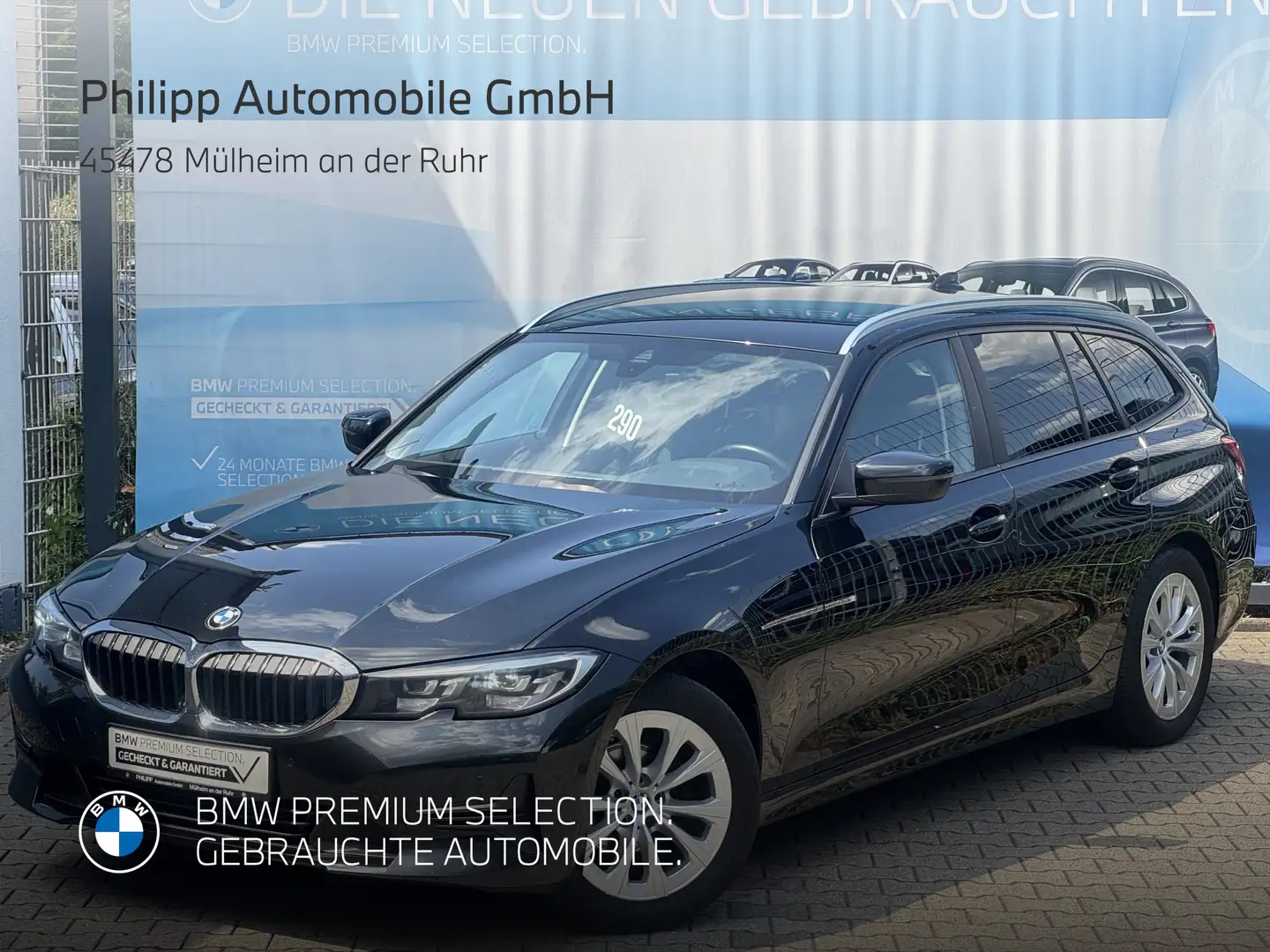 BMW 318 d Touring AHK LED Sportsitz 2.Jahre Garantie Чорний - 2