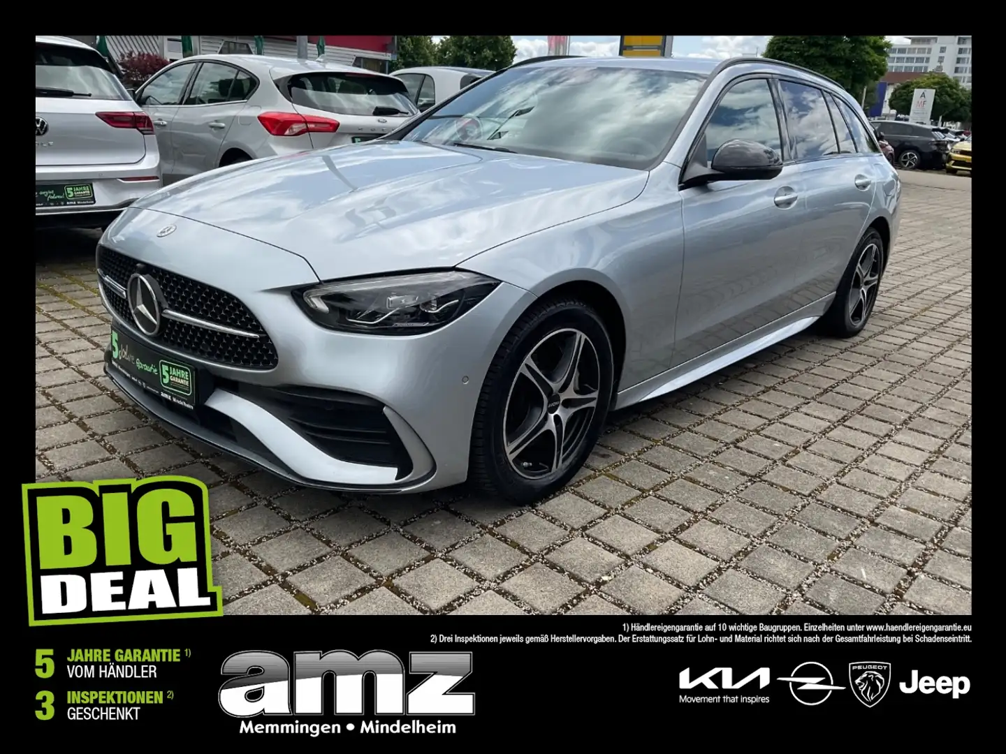 Mercedes-Benz C 300 T e AMG Line Night*AkustikGlas*elSitz Zilver - 1