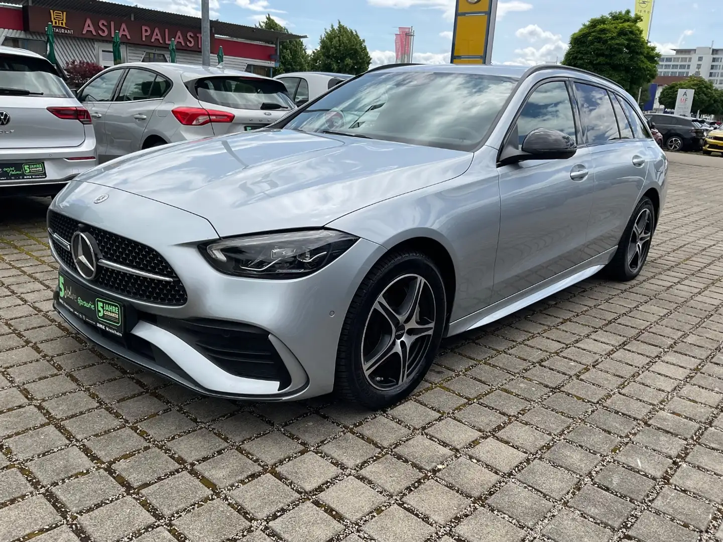Mercedes-Benz C 300 T e AMG Line Night*AkustikGlas*elSitz Zilver - 2