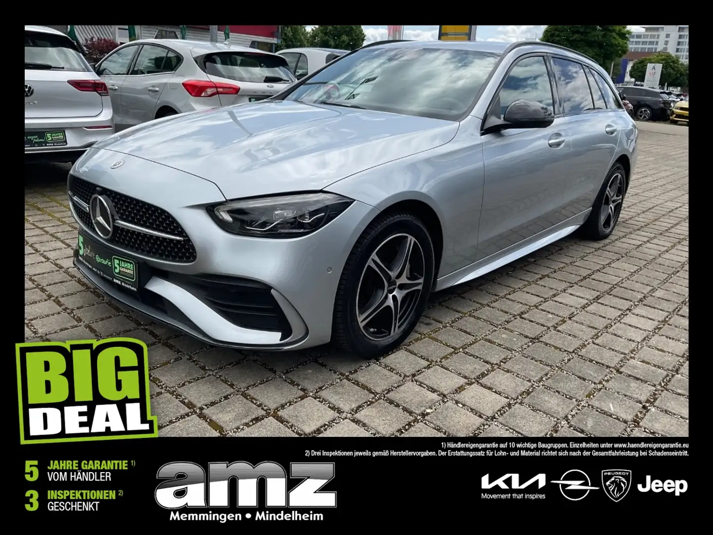 Mercedes-Benz C 300 T e AMG Line Night*AkustikGlas*elSitz Stříbrná - 1