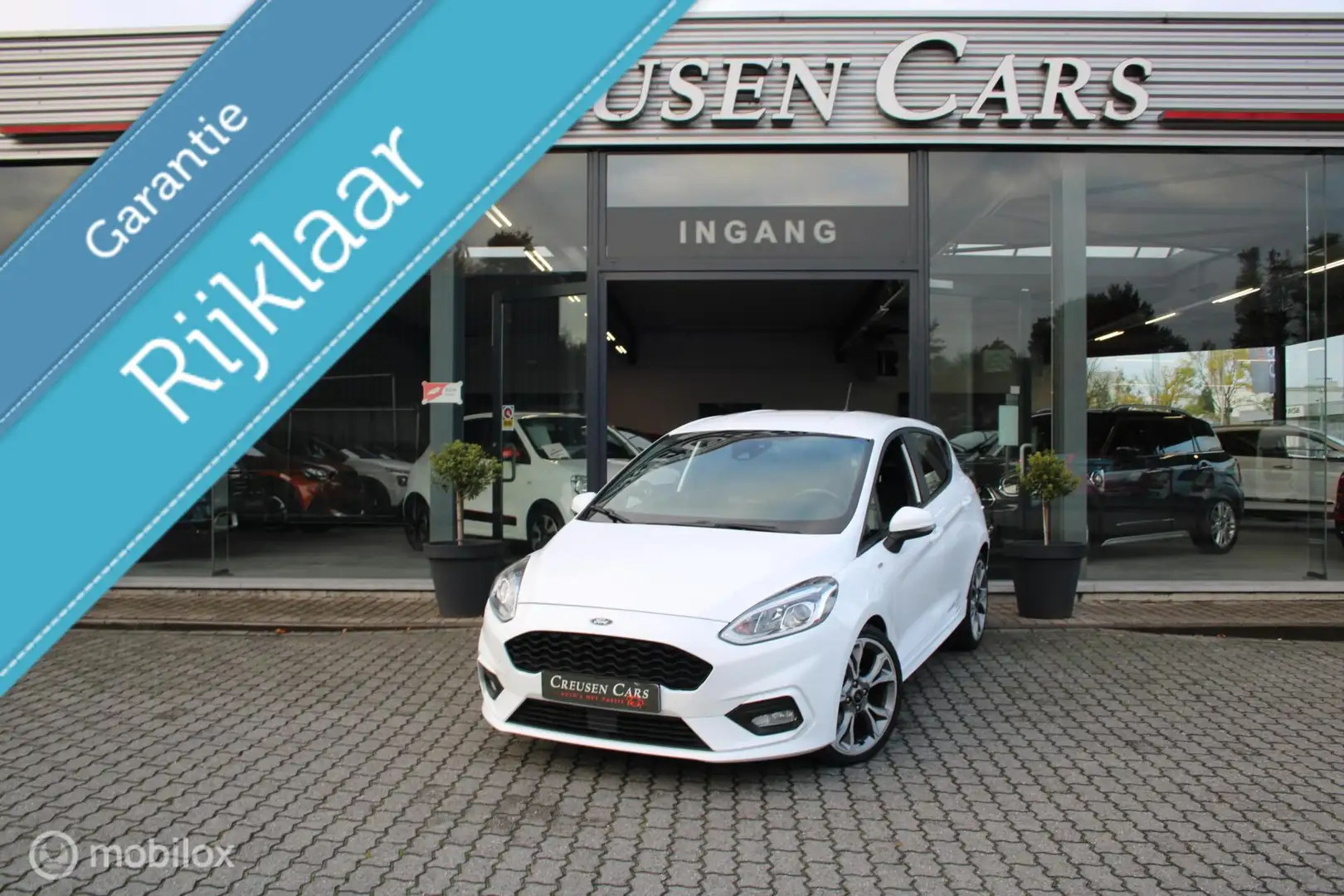 Ford Fiesta 1.0 EcoBoost ST-Line/Navi/Tel/PDC/NAP/ Wit - 1
