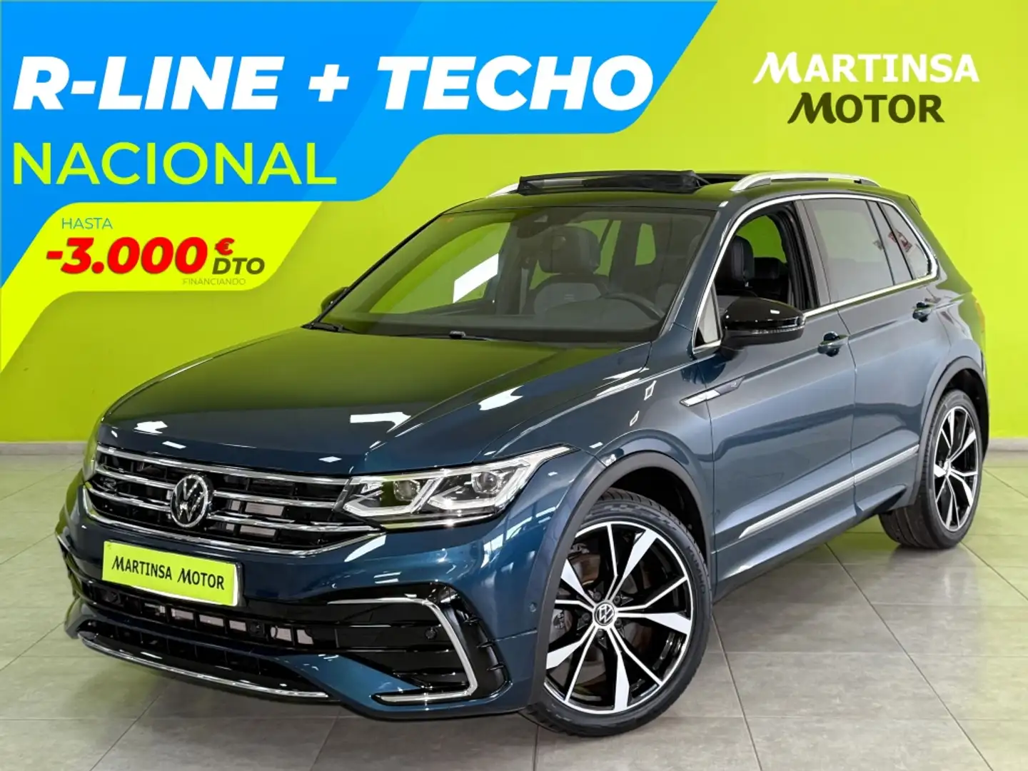 Volkswagen Tiguan 1.5 TSI R-Line DSG 110kW Azul - 1