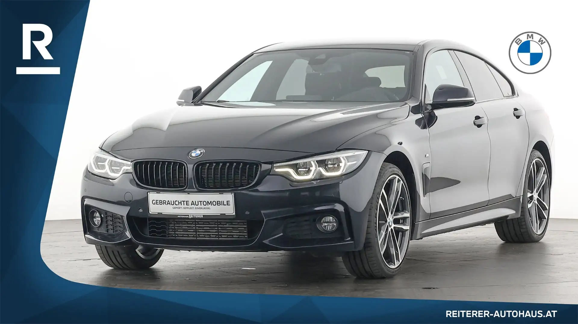 BMW 420 d xDrive *M-Sportpaket *Head-Up *LED Schwarz - 1