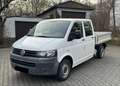 Volkswagen T5 Transporter 2.0 TDI Pritsche Doppelkabine 5 Sitze Weiß - thumbnail 1