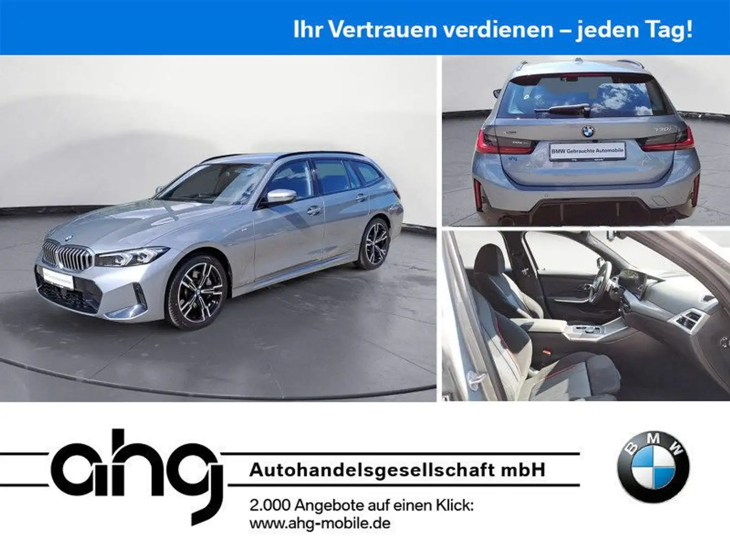 BMW 330 i xDrive Touring Automatic M Sportpaket HIFI Grau - 1