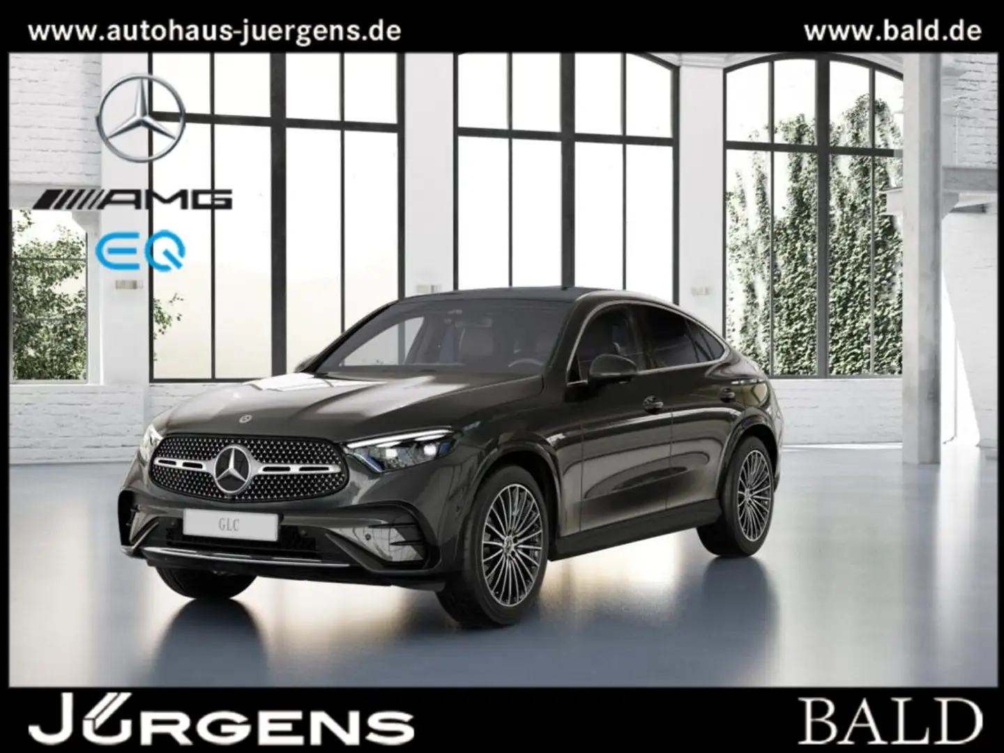 Mercedes-Benz GLC 200 d 4MATIC Coupé AMG+MBUX+Pano+Navi+360 Grau - 1