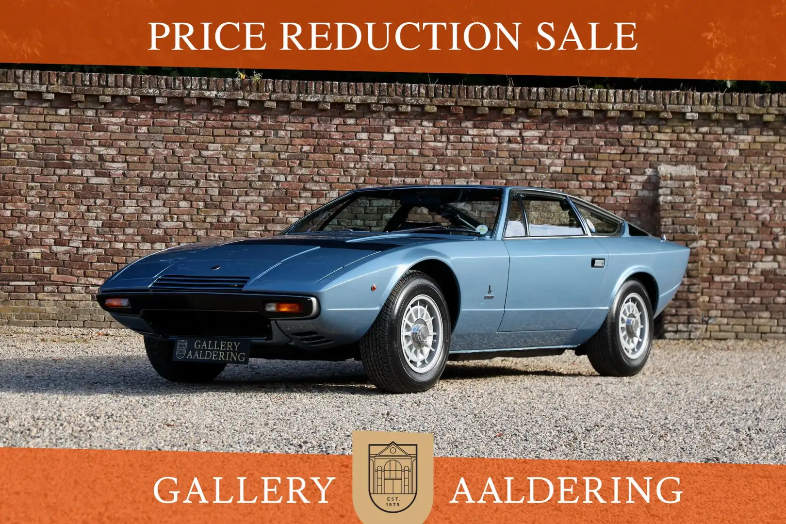 Maserati Coupe Khamsin "Matching Numbers" PRICE REDUCTION! In the Blauw - 1