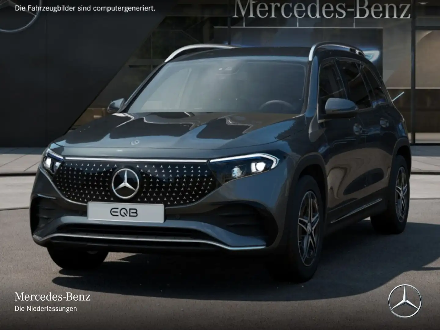 Mercedes-Benz EQB 350 4M AMG+ADVANCED+KAMERA+SPUR Grau - 2