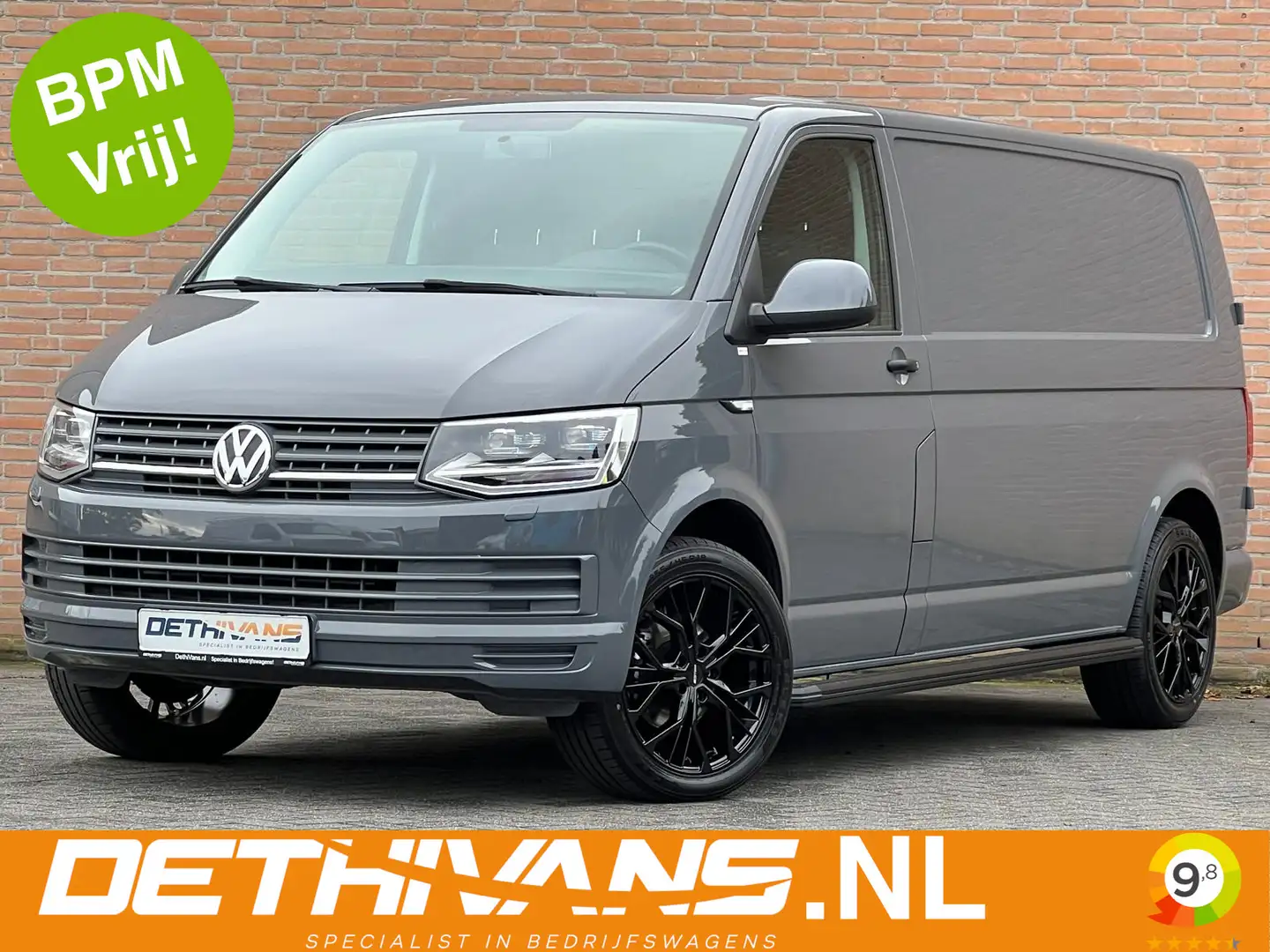 Volkswagen Transporter 2.0TDI 150PK DSG Lang / Cruisecontrol / Euro6 Gris - 1
