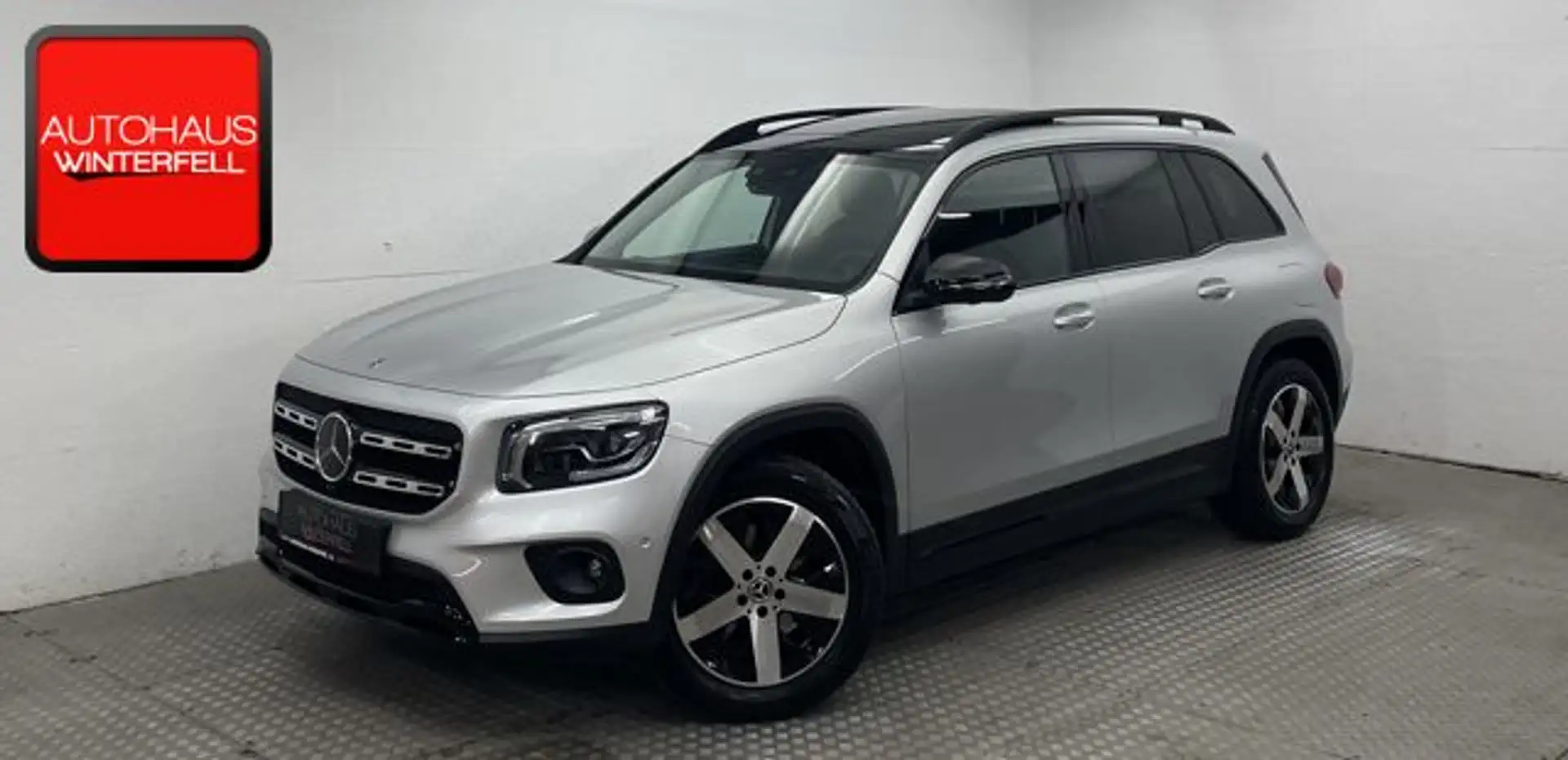 Mercedes-Benz GLB 220 d 4M PROGRESSIVE NIGHT 7SITZ+PANO+AHK+ Argento - 1