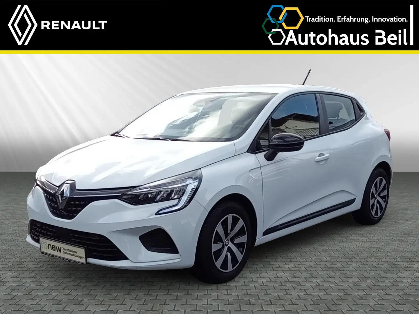 Renault Clio V Equilibre SCe 65 Blanc - 1